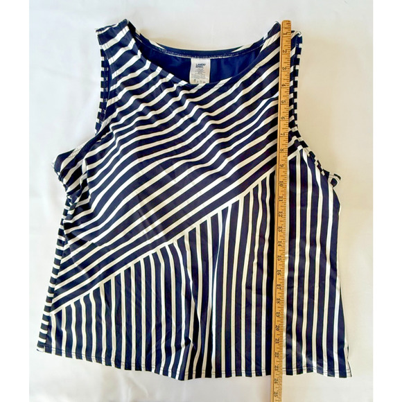 Women's Plus Tankini High Neck UPF 50 Sun Protection Modest Swimsuit Top 20W DD - Picture 8 of 9